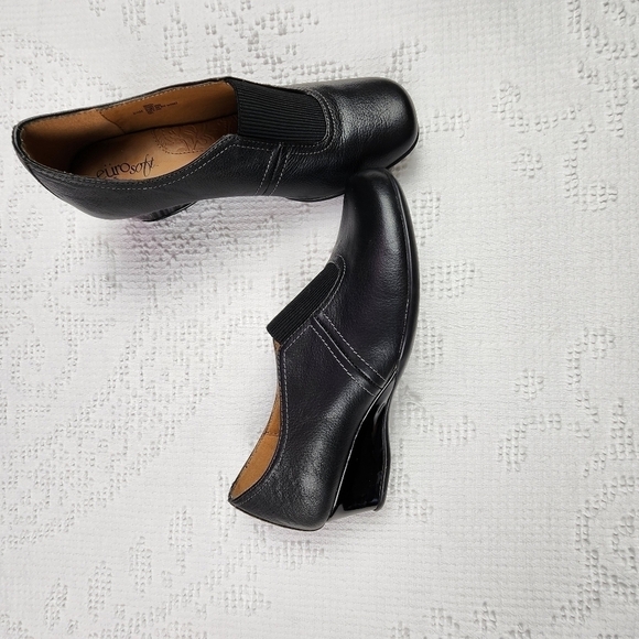 Söfft Eüro Soft Black Wedge Shoes - Picture 3 of 11